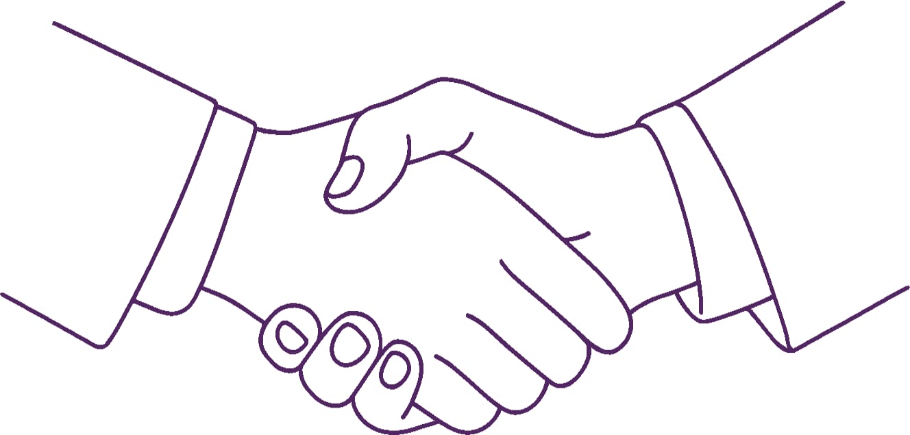 handshake illustration